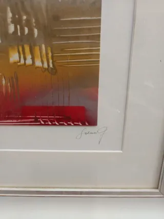 Dipinto su cartoncino misura 45x45