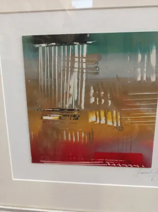 Dipinto su cartoncino misura 45x45