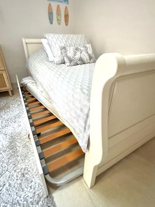 Cama individual 90x180 cm con cajones