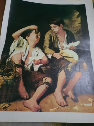 Pintura Dos Niños Bartolomé Esteva