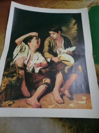 Pintura Dos Niños Bartolomé Esteva