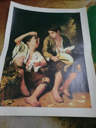 Pintura Dos Niños Bartolomé Esteva