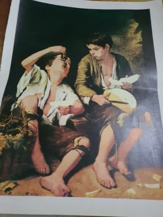 Pintura Dos Niños Bartolomé Esteva