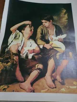 Pintura Dos Niños Bartolomé Esteva