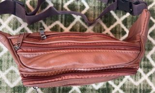 Borsello in vera pelle marrone