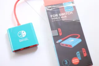 Adaptador Hub Tipo-C para Nintendo Switch