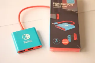 Adaptador Hub Tipo-C para Nintendo Switch