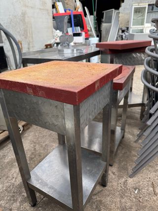 Tajo de corte carnicería acero inoxidable