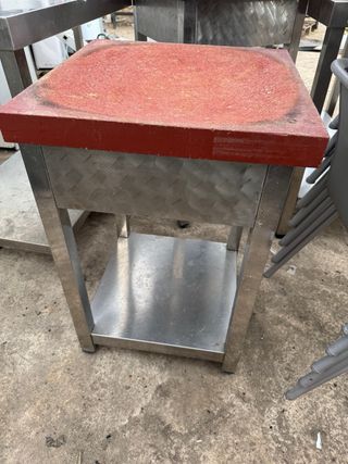 Tajo de corte carnicería acero inoxidable