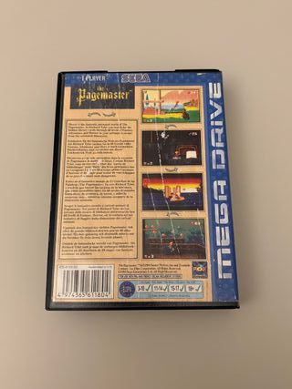 the pagemaster sega mega drive eur