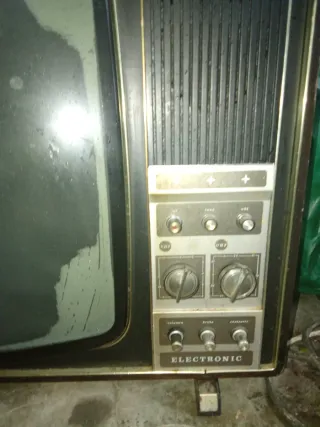 Televisor Tk Vintage Negro