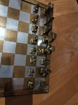 Juego de ajedrez diseño minimalista de 6 kg peso