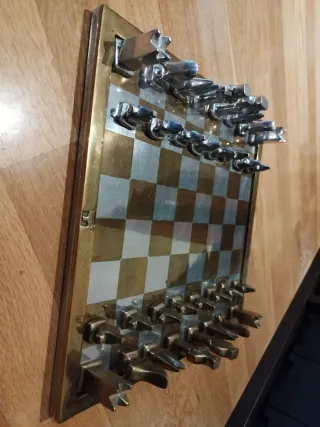 Juego de ajedrez diseño minimalista de 6 kg peso