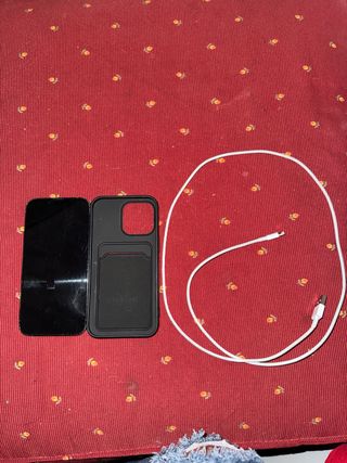 iPhone 13 Pro Negro + Funda + Cable
