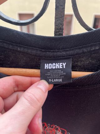 Camiseta Larga HOCKEY Negra XL