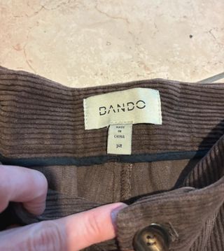 Pantaloni eleganti DANDO marrone