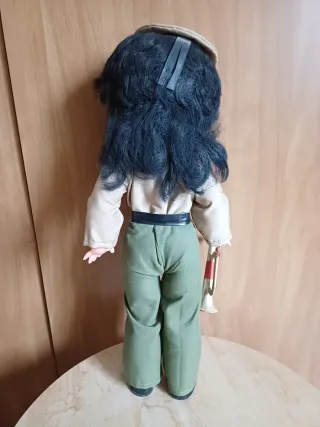 Muñeca Vintage Militar