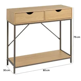 Consola de entrada con cajones - varios colores