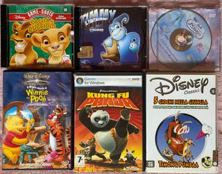 Giochi PC Disney: Winnie Pooh, Kung Fu Panda, Timo