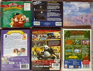 Giochi PC Disney: Winnie Pooh, Kung Fu Panda, Timo