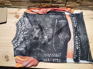 WIDMANN MILANO Disfraz Biker Rocker Camiseta  M/L