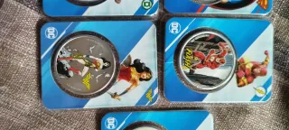 Lote 7 Monedas Plata DC Comics