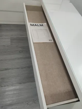 Tocador Malm Ikea + cajas organizadoras