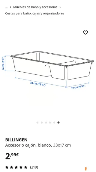 Tocador Malm Ikea + cajas organizadoras