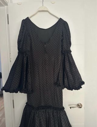 Traje Flamenca Negro Sin Estrenar