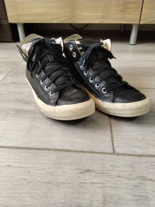 Oferta Zapatillas Converse All Star Cuero Talla 38