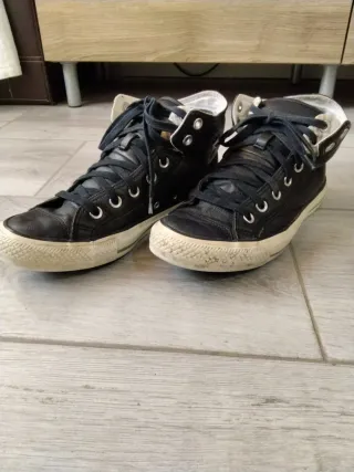 Oferta Zapatillas Converse All Star Cuero Talla 38