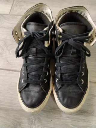 Oferta Zapatillas Converse All Star Cuero Talla 38