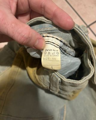 Jeans baggy slavato Y2K