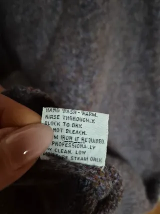 Maglione Argyle Blu Grigio