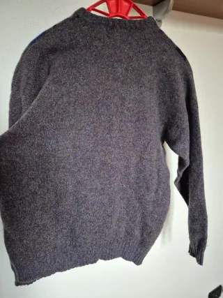 Maglione Argyle Blu Grigio