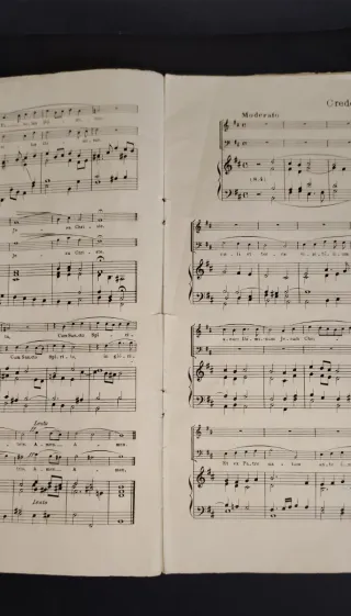 Partitura Missa Te Deum laudamus Lorenzo Perosi