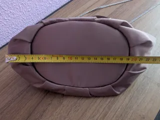 Bolso Zara raso rosa malva