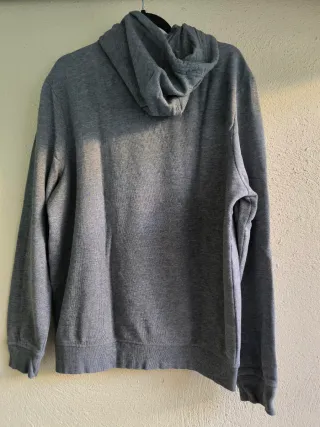 Sudadera gris con logo Superior Brand