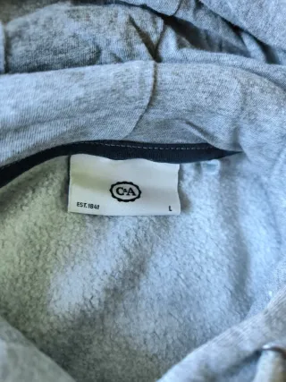 Sudadera gris con logo Superior Brand