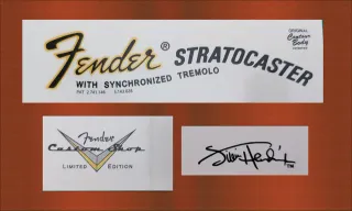 Fender Stratocaster Custom Shop Head Logo