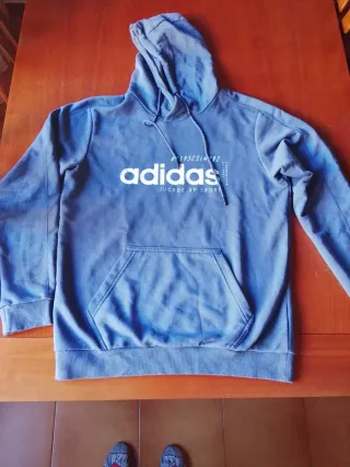 Sudadera Adidas chico azul