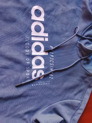 Sudadera Adidas chico azul