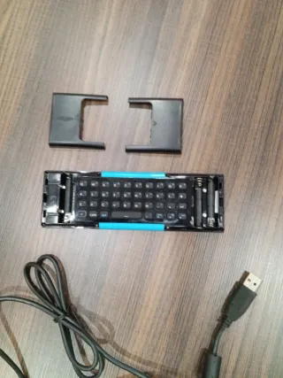 Teclado Inalámbrico IR Negro/Azul