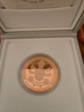 10 euro rame Vaticano 2020 La Pietà proof