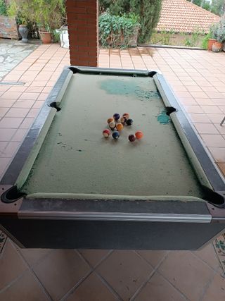 Mesa de billar Córdoba a restaurar