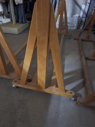 Burra perchero de madera