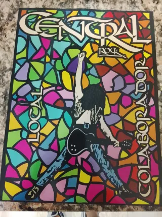 Póster Central Rock 1989