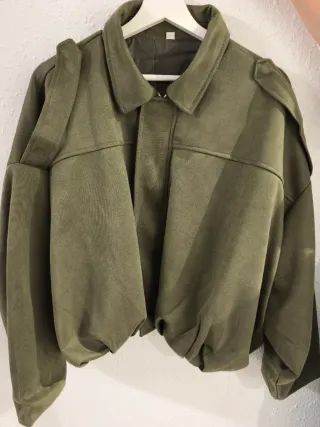 Chaqueta Shein Verde Militar