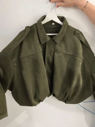 Chaqueta Shein Verde Militar