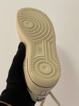 Nike Air Force 1 Beige/Negro